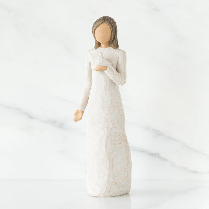 With Sympathy figurine as a comfort and remembrance keepsake gift