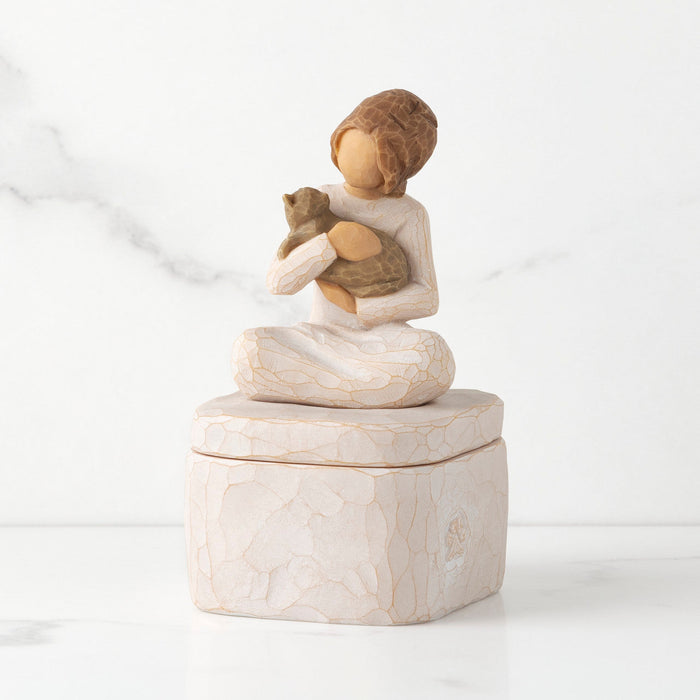 Kindness Girl keepsake box as an encouragement gift for a cat lover